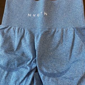 Blue NVGTN contour leggings SMALL